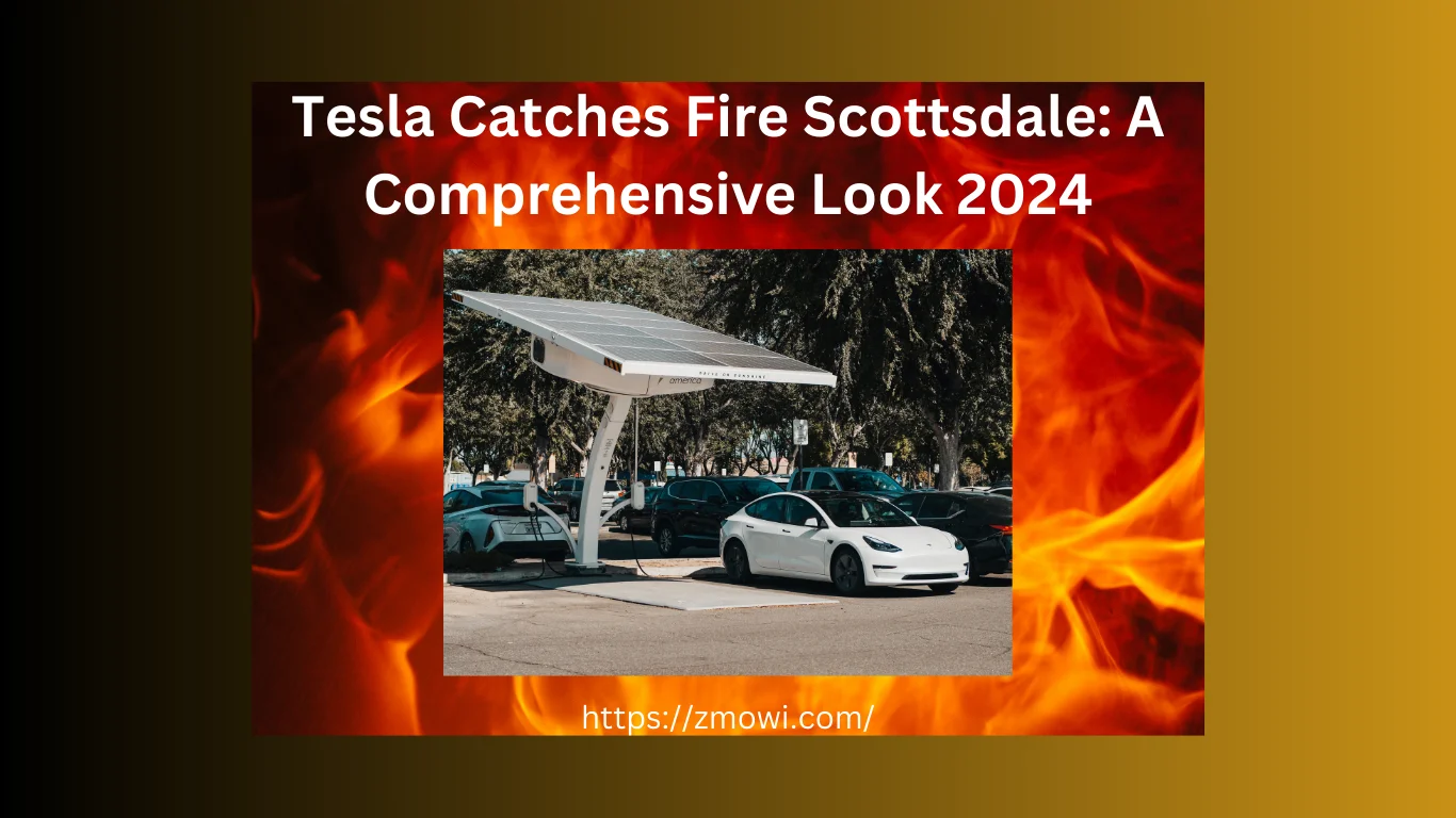 tesla catches fire scottsdale