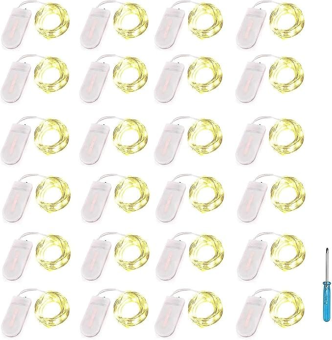 YJFWAL 24-Pack Fairy Lights – Sparkle Made Simple