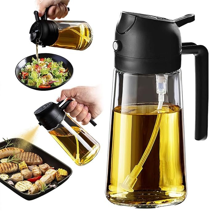 TrendPlain 16oz Olive Oil Sprayer: Smart Kitchen Control Under $50