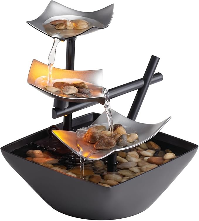 Homedics Tabletop Water Fountain – A Zen Touch for Your Smart Home