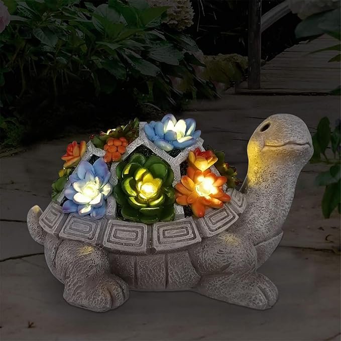 Nacome Solar Turtle Garden Statue – A Whimsical Touch of Smart Garden Decor