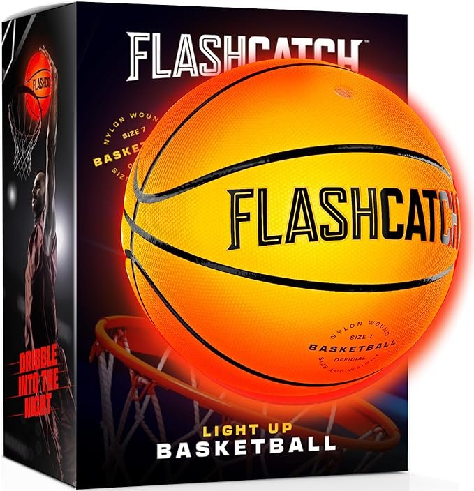 Light Up Basketball – Glow in the Dark Sports Gear for Boys Aged 8–15+