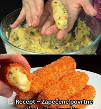 📝 Recept – Zapečene povrtne pljeskavice bez ulja Sastojci: 2 tikvice 2 šargarepe 3 krompira 2 jajeta 3 kašike prezli 2 kašike kisele pavlake So, biber, malo origana Priprema: Povrće oljuštiti i izrendati, pa dobro ocediti višak vode. Dodati jaja, pavlaku, prezle i začine, pa sjediniti smesu. Oblikovati pljeskavice i poređati ih na pleh obložen papirom za pečenje. Peći u rerni na 200°C oko 25 minuta dok ne porumene. ✨ Bez ulja, bez prženja – a toliko mekane i ukusne da ih deca obožavaju!